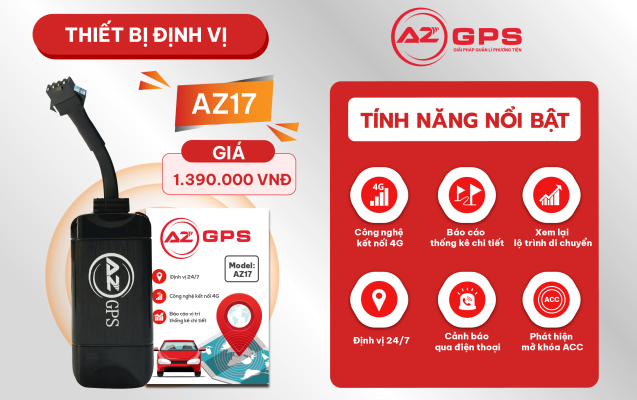 Thiết định vị AZ17 Cao cấp