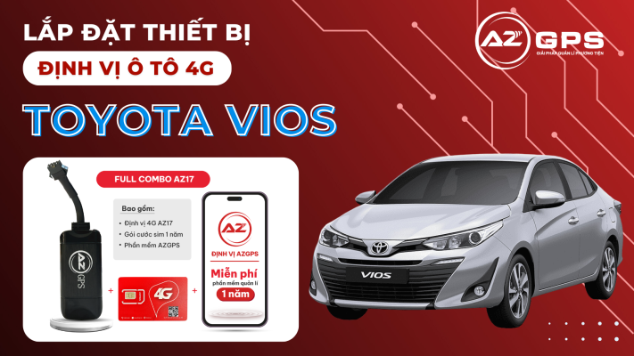 Lắp đặt thiết bị định vị ô tô 4G cho xe Toyota Vios